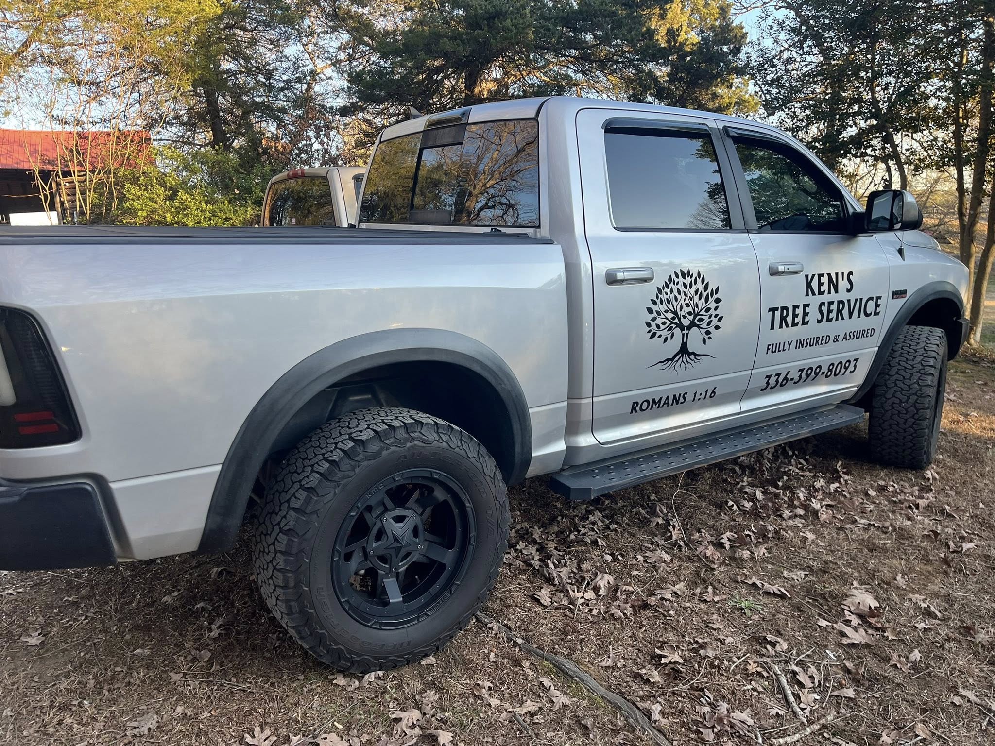 Ken's Tree Service Vehicle