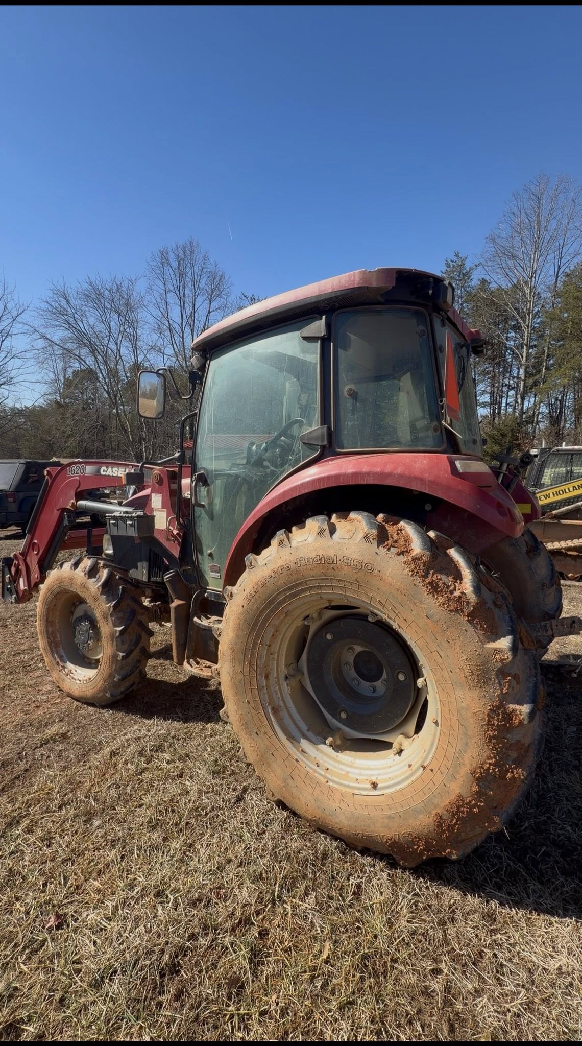 Red Tractor Detail - Before